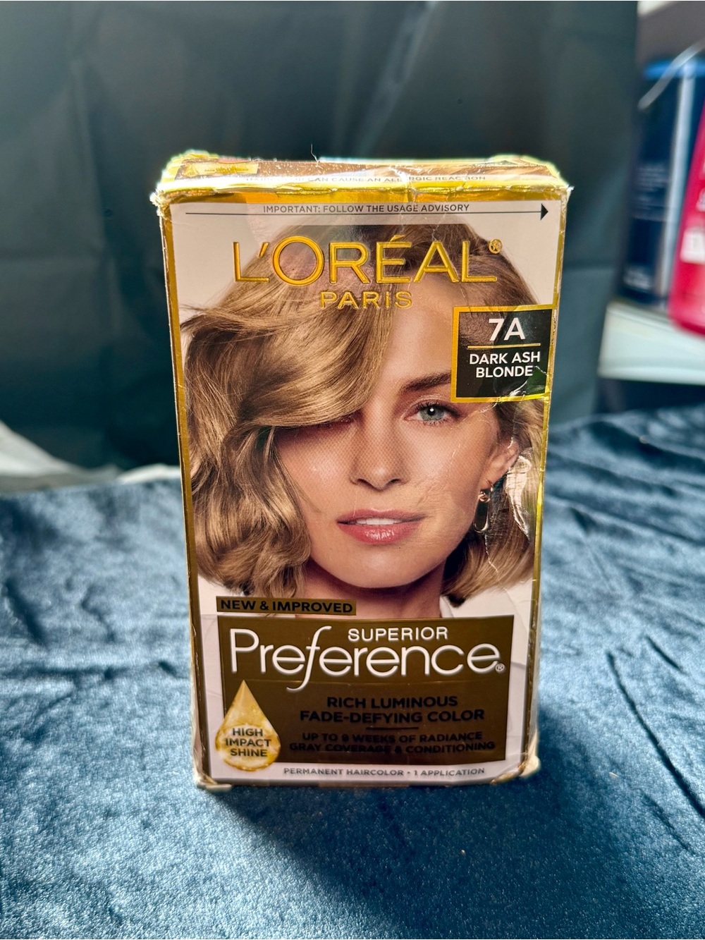 L'Oreal Preference 7A Dark Ash Blonde Hair Color
